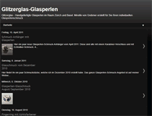 Tablet Screenshot of glitzerglas.blogspot.com