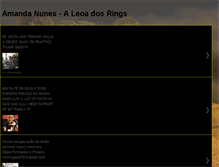 Tablet Screenshot of amandanunesaleoadosrings.blogspot.com