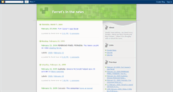 Desktop Screenshot of ferrets-in-the-news.blogspot.com