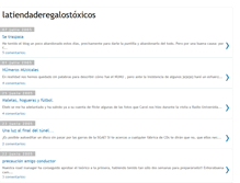 Tablet Screenshot of latiendaderegalostoxicos.blogspot.com