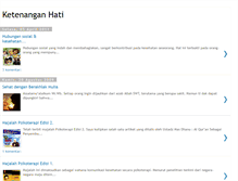 Tablet Screenshot of ketenanganhati.blogspot.com