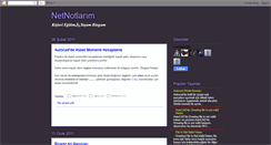 Desktop Screenshot of netnotlarim.blogspot.com