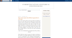 Desktop Screenshot of comm-sys-eng.blogspot.com