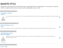 Tablet Screenshot of banditostyle.blogspot.com