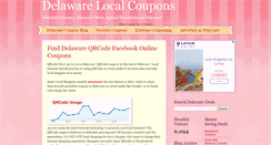 Desktop Screenshot of delaware-local-coupons.blogspot.com