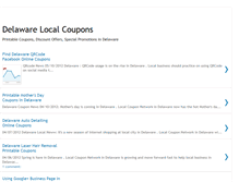 Tablet Screenshot of delaware-local-coupons.blogspot.com