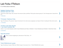 Tablet Screenshot of labfisikaittelkom.blogspot.com