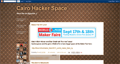 Desktop Screenshot of cairohackerspace.blogspot.com