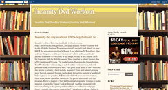 Desktop Screenshot of insanity-dvd-workout.blogspot.com