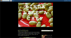 Desktop Screenshot of kindalikeachef.blogspot.com