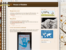Tablet Screenshot of houseofbabble.blogspot.com
