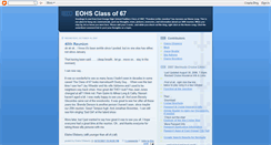 Desktop Screenshot of eohsclassof67.blogspot.com