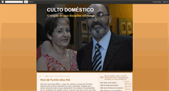 Desktop Screenshot of cultodomestico.blogspot.com