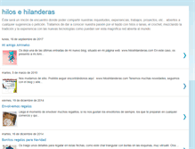 Tablet Screenshot of hilos-e-hilanderas.blogspot.com