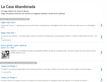 Tablet Screenshot of lacasaabandonada.blogspot.com