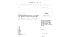 Desktop Screenshot of intro2cad.blogspot.com
