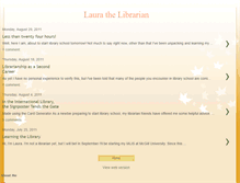 Tablet Screenshot of lauralearnsthelibrary.blogspot.com