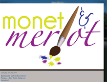 Tablet Screenshot of monetmerlot.blogspot.com