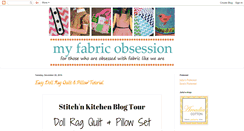 Desktop Screenshot of my-fabric-obsession.blogspot.com
