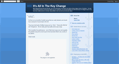 Desktop Screenshot of itsallinthekeychange.blogspot.com