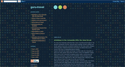Desktop Screenshot of guru-travel2009.blogspot.com