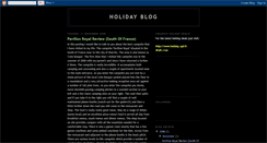 Desktop Screenshot of holidayblogster.blogspot.com