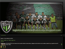 Tablet Screenshot of lagloriosabandadelpuebloviejo.blogspot.com