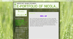 Desktop Screenshot of nicola-eportfolio.blogspot.com