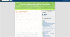Desktop Screenshot of derecho-administrativo-debates.blogspot.com