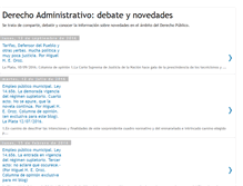 Tablet Screenshot of derecho-administrativo-debates.blogspot.com