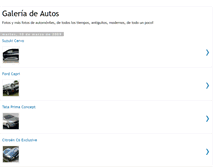 Tablet Screenshot of galeriadeautos.blogspot.com