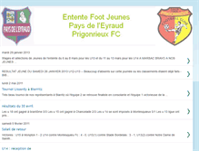Tablet Screenshot of footjeunes.blogspot.com