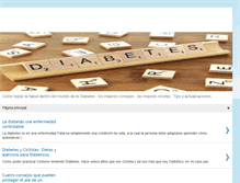 Tablet Screenshot of diabetes-salud.blogspot.com