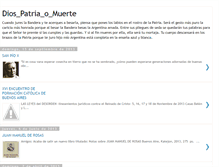 Tablet Screenshot of diospatriaomuerte.blogspot.com