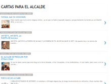 Tablet Screenshot of cartasparaelalcalde.blogspot.com