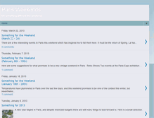 Tablet Screenshot of parisweekends.blogspot.com