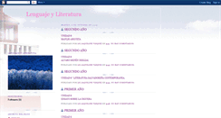 Desktop Screenshot of lenguajeyliteraturabachillerato.blogspot.com