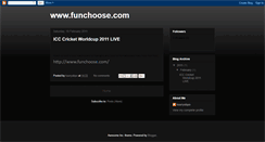 Desktop Screenshot of funchooose.blogspot.com