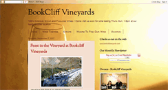 Desktop Screenshot of bookcliffvineyards.blogspot.com