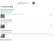 Tablet Screenshot of 1creativebug.blogspot.com