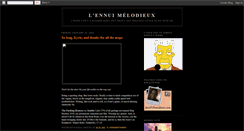 Desktop Screenshot of lennui-melodieux.blogspot.com