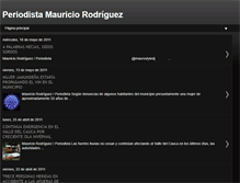 Tablet Screenshot of mauriciorodriguezperiodista.blogspot.com