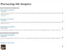 Tablet Screenshot of pharmacologykmcmangalore.blogspot.com