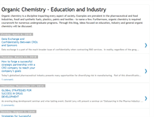 Tablet Screenshot of organicchemistry-educationandindustry.blogspot.com