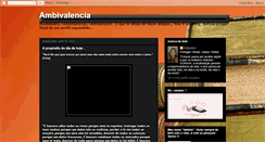 Desktop Screenshot of ambivalencia.blogspot.com