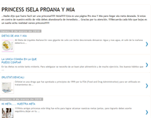 Tablet Screenshot of princessiselaproanaymia.blogspot.com