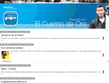 Tablet Screenshot of cuernodeoro.blogspot.com