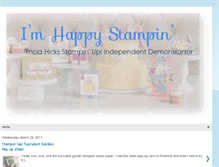 Tablet Screenshot of imhappystampin.blogspot.com