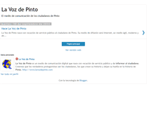 Tablet Screenshot of lavozdepinto.blogspot.com