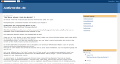 Desktop Screenshot of justizwoche.blogspot.com